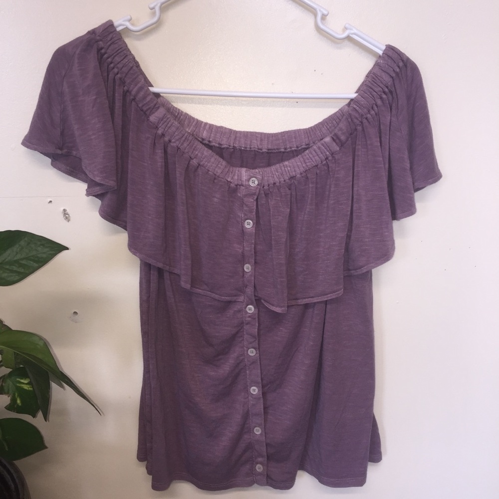 Soft Off-Shoulder AE Top